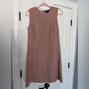 Theory Sleeveless Midi Dress in Mauve